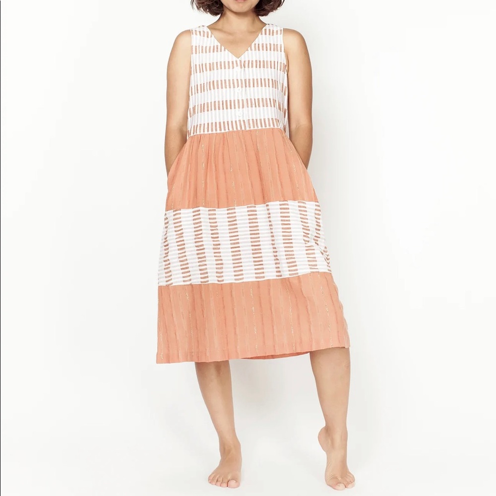 NWT Ace&Jig Rooney Dress in Chalk L